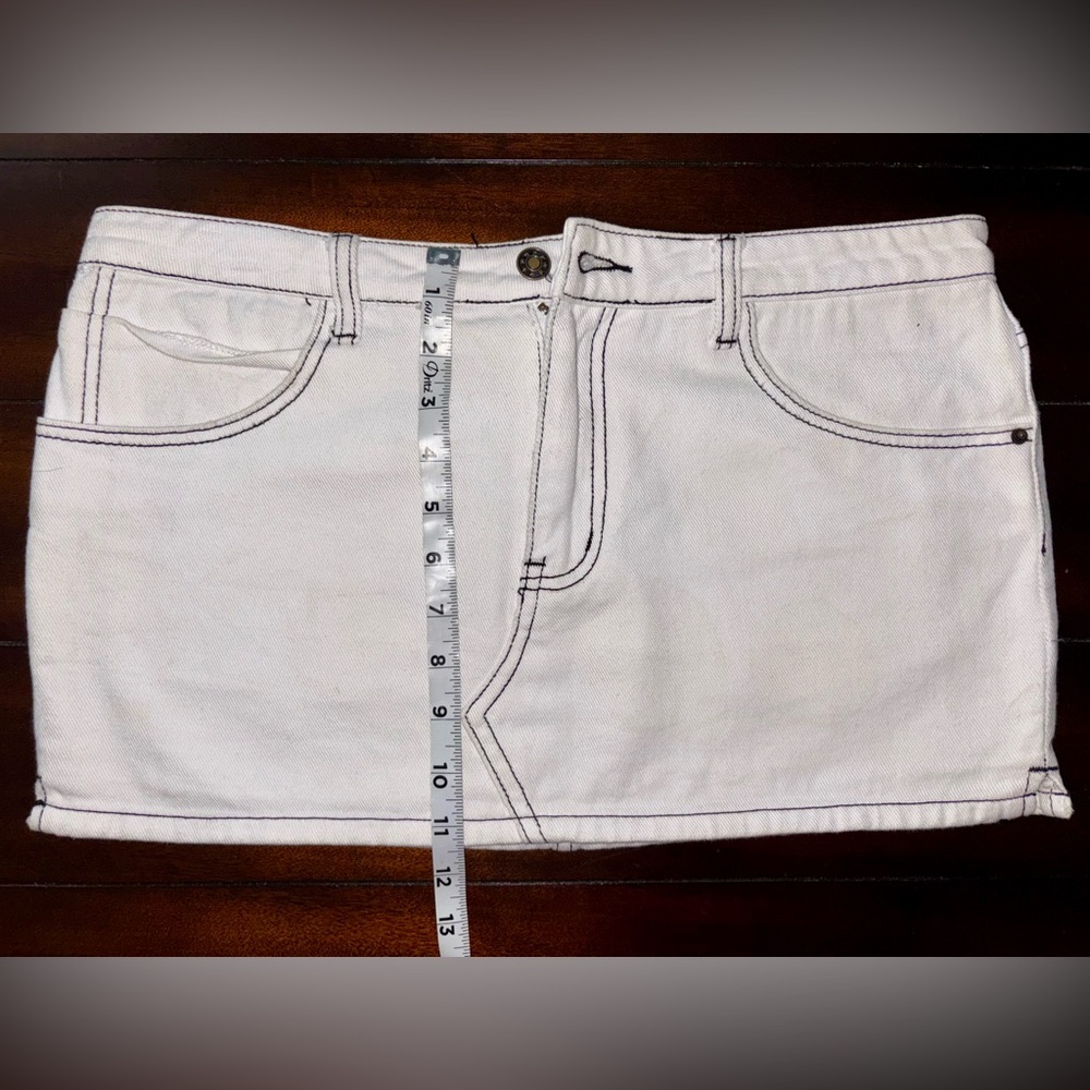 Urban Outfitters White Mini Skirt
